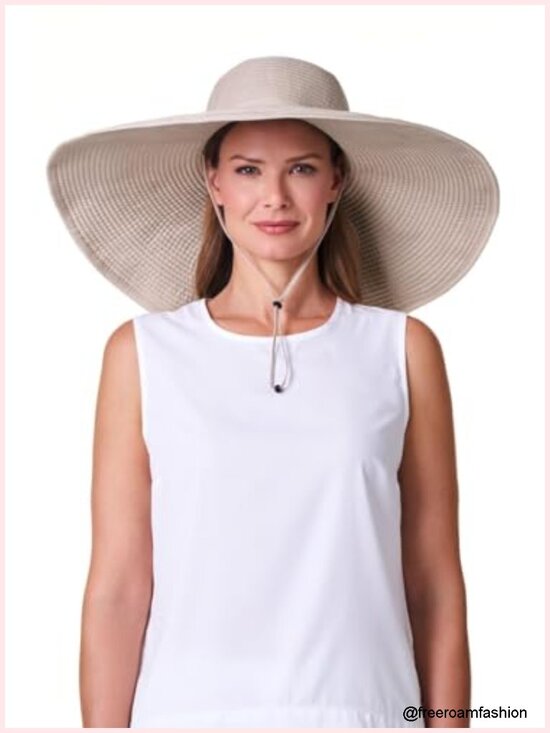 UPF 50+ Ultra Wide Sun Hat Bucket Hat Packable Crushable main image 6